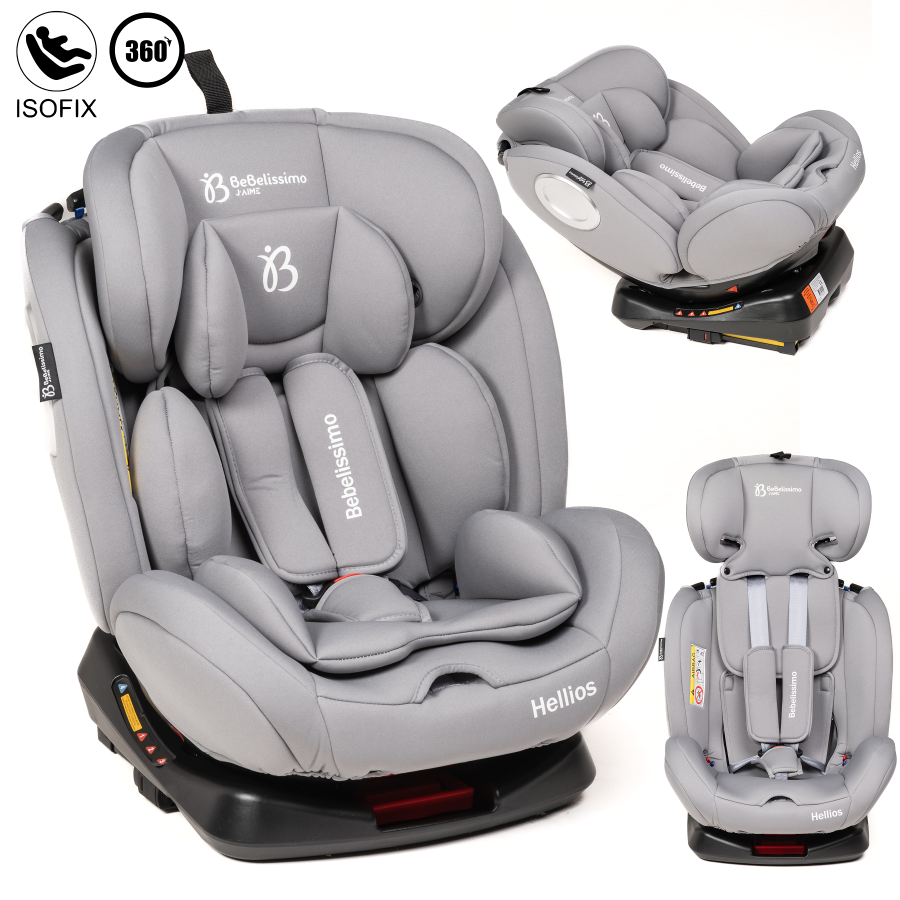 Siege auto groupe 1 on sale 2 3 pivotant isofix