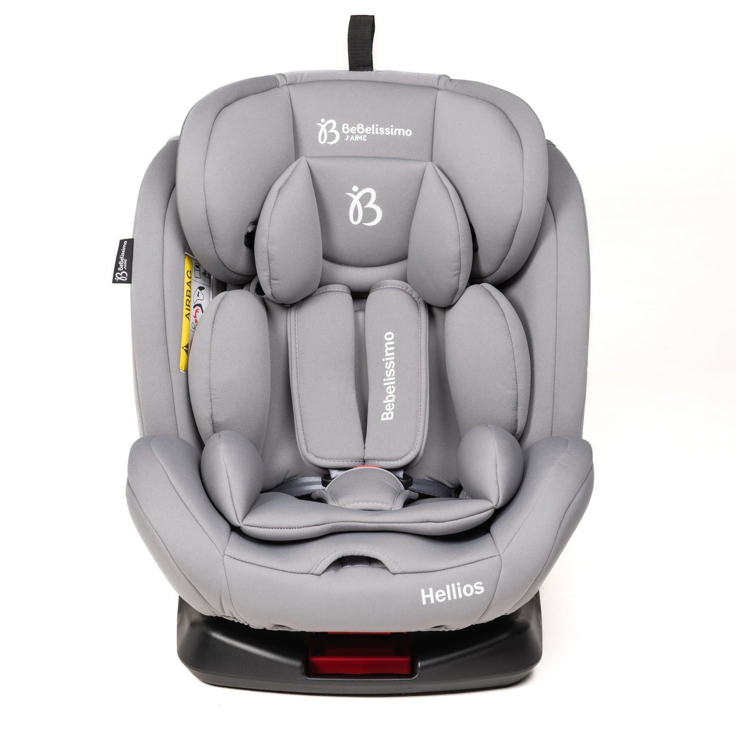 BEBELISSIMO - Siège auto Isofix - pivotant 360 ° - groupe 0+/1/2/3 - (0-36kg)- Hellios - gray /gray