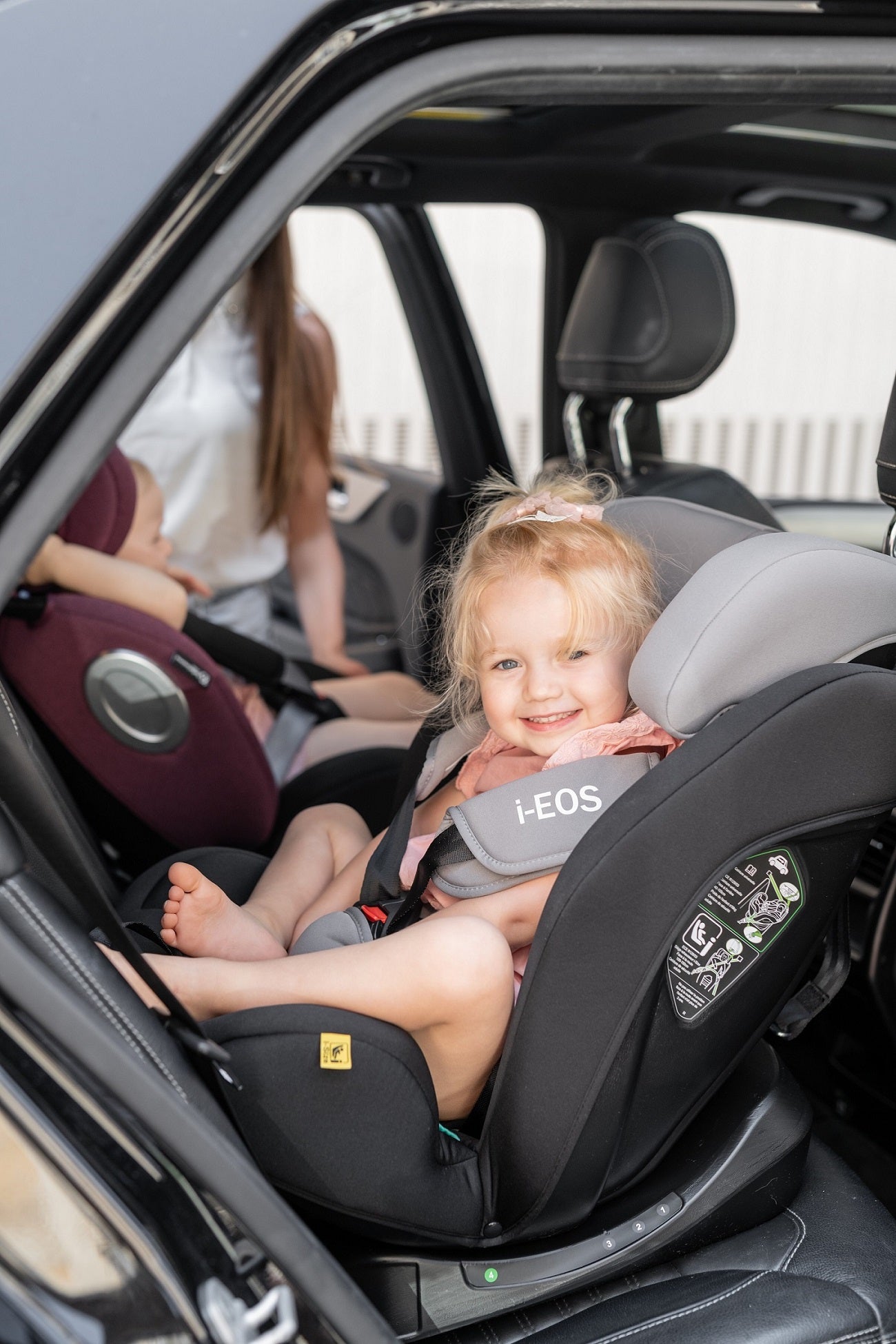 BEBELISSIMO - Siège auto I-size - groupe 0+/1/2/3 - (0-36kg) - Inclinable - 40 -150cm - i-EOS - noir