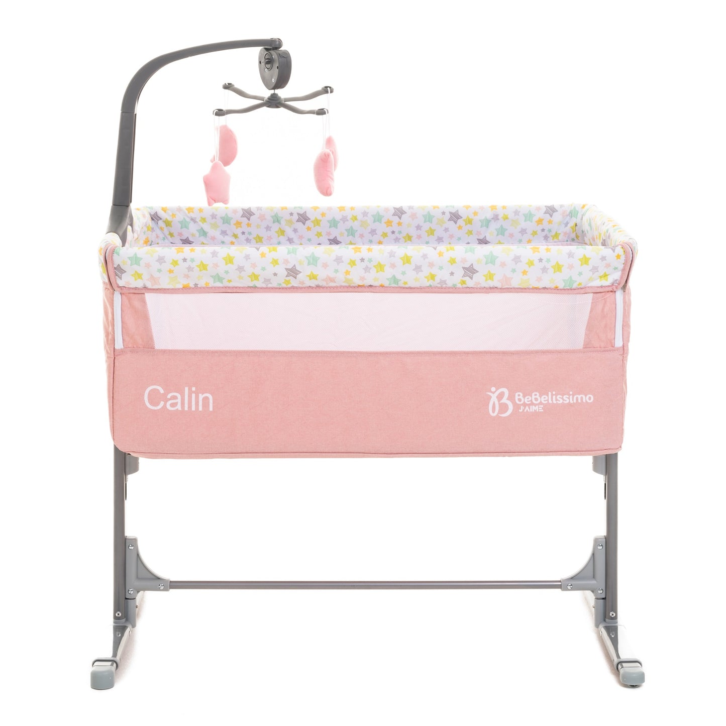 BEBELISSIMO - Lit Cododo - berceau bébé - lit bébé - Calin avec mobile musical - dès la naissannce - rose