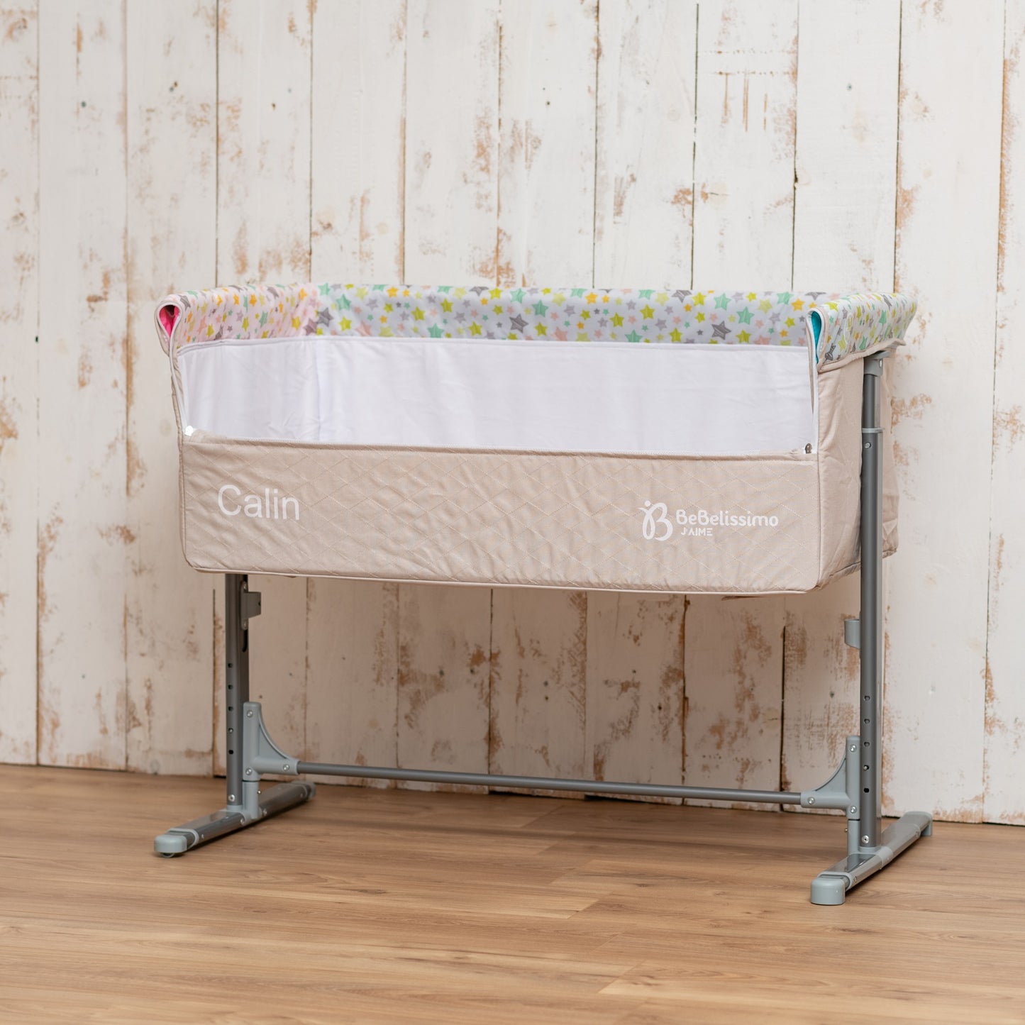 BEBELISSIMO - Lit Cododo - berceau bébé - lit bébé - Calin - dès la naissannce - beige