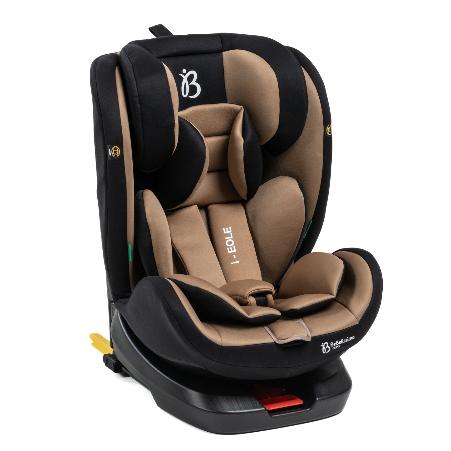 BEBELISSIMO - Siège auto Isofix - pivotant 360 ° - groupe 0+/1/2/3 - (0-36kg) - i-EOLE - beige