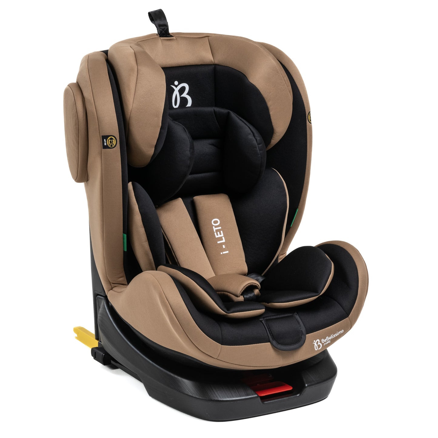 BEBELISSIMO - Siège auto Isofix - pivotant 360 ° - groupe 0+/1/2/3 - (0-36kg) - i-Leto - beige - protections latérales