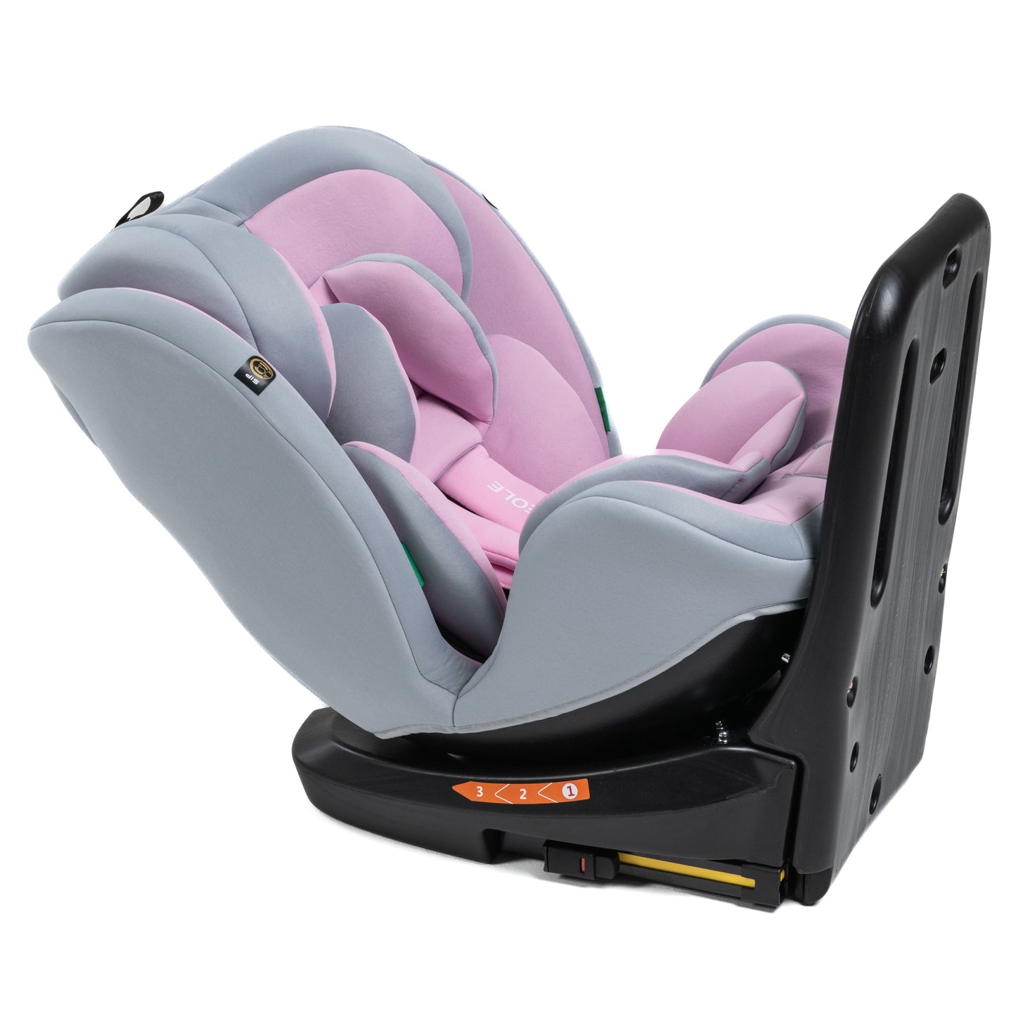 BEBELISSIMO - Siège auto Isofix - pivotant 360 ° - groupe 0+/1/2/3 - (0-36kg) - i-EOLE - rose
