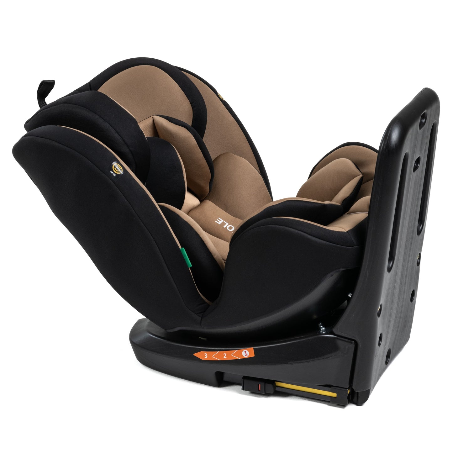 BEBELISSIMO - Siège auto Isofix - pivotant 360 ° - groupe 0+/1/2/3 - (0-36kg) - i-EOLE - beige