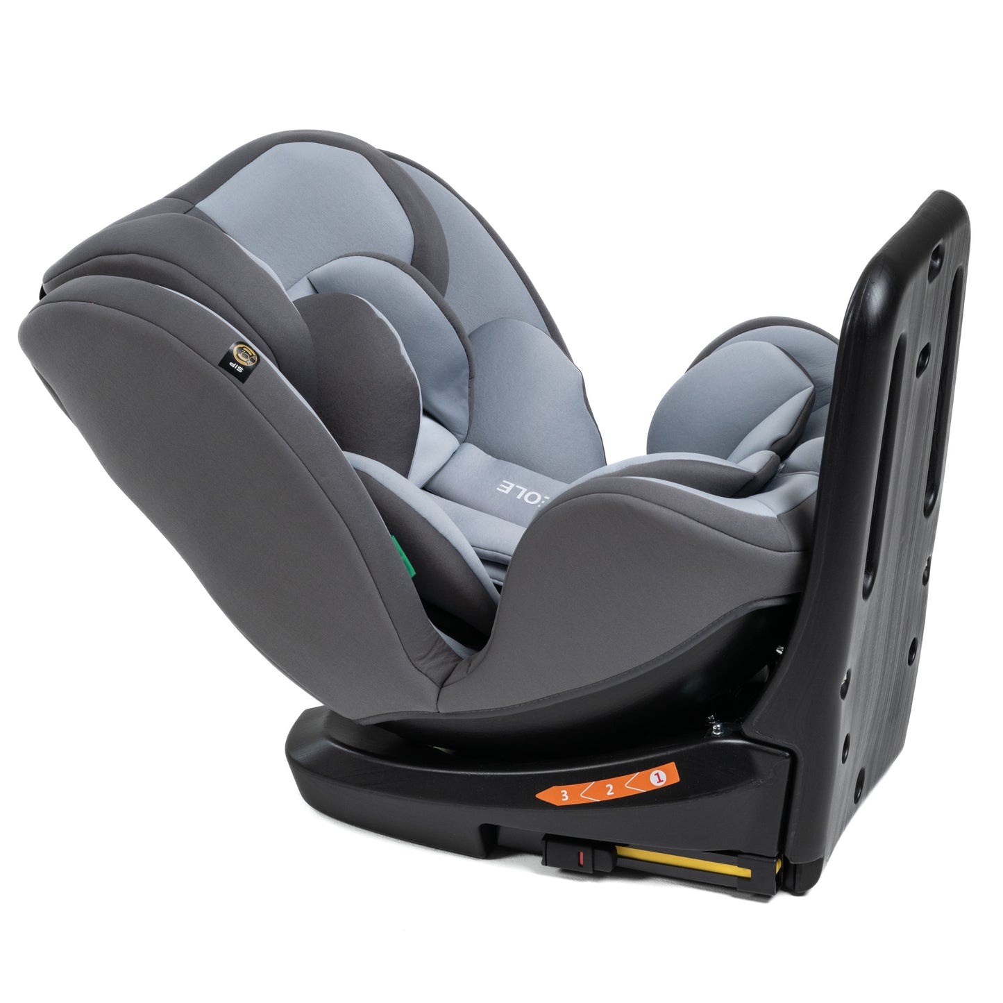 BEBELISSIMO - Siège auto Isofix - pivotant 360 ° - groupe 0+/1/2/3 - (0-36kg) - i-EOLE - gris