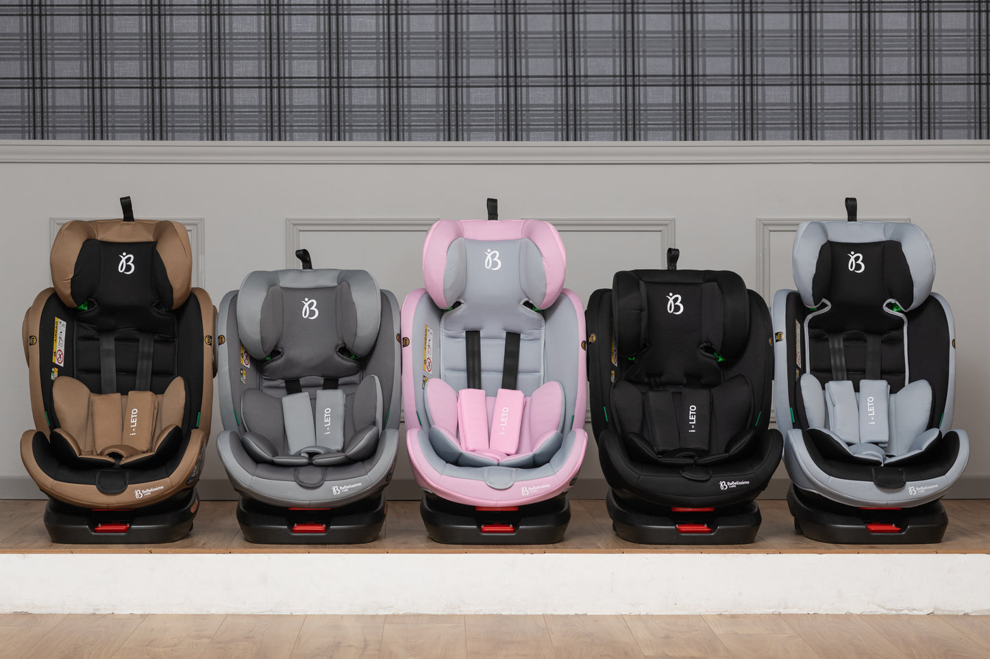 BEBELISSIMO - Siège auto Isofix - pivotant 360 ° - groupe 0+/1/2/3 - (0-36kg) - i-EOLE - noir