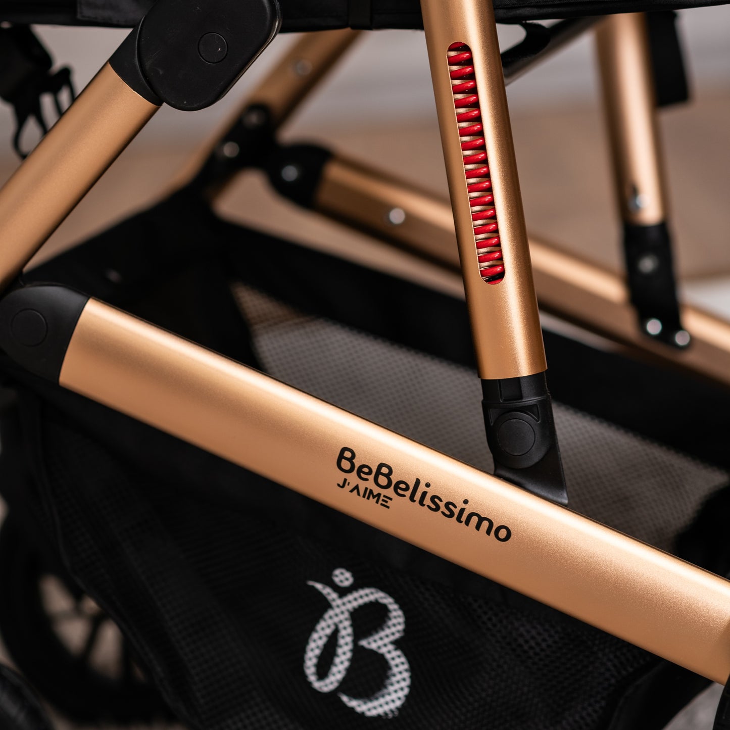BEBELISSIMO - Poussette combinée trio 3 en 1 - siège auto 0m – nacelle – dès la naissance – jusqu’à 22kg – Victoire I-Size - beige