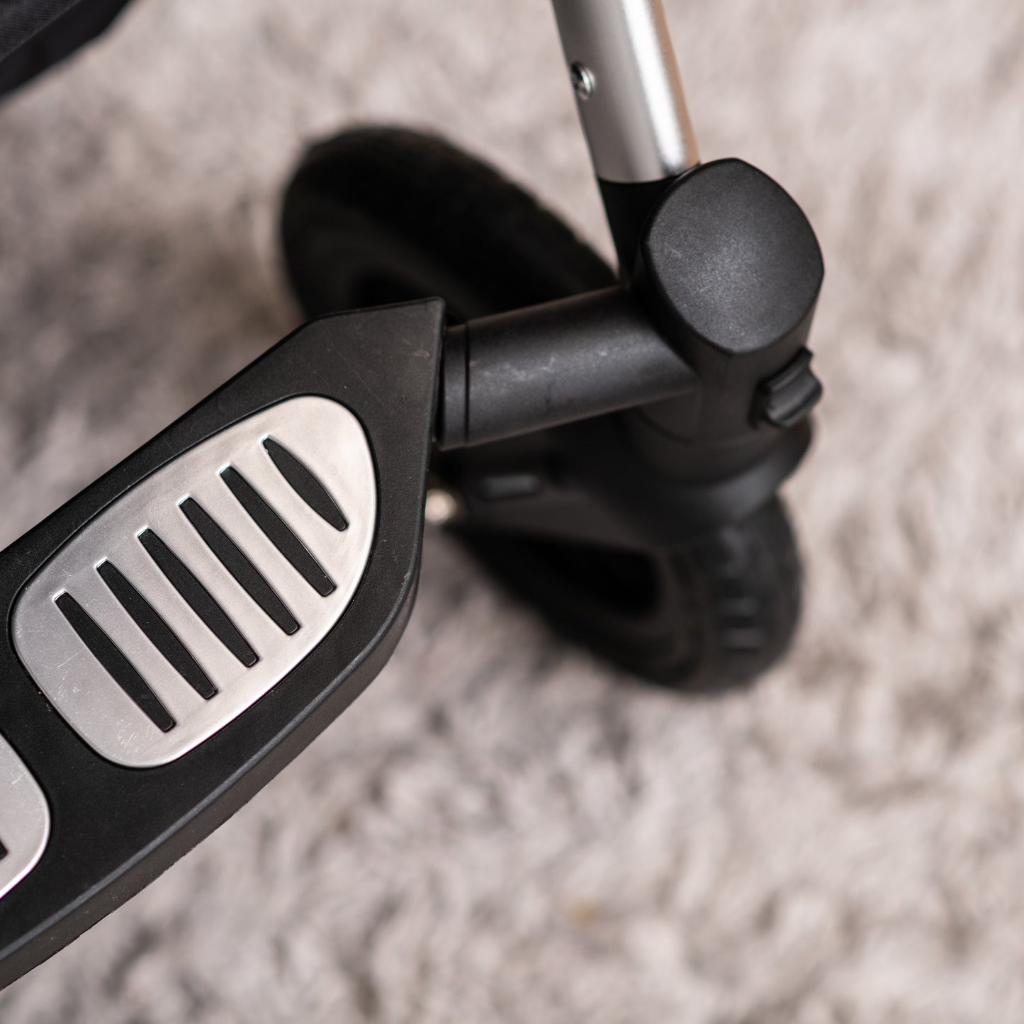 BEBELISSIMO - Poussette combinée trio 3 en 1 - siège auto 0m – nacelle – dès la naissance – jusqu’à 22kg – Victoire I-Size - gray