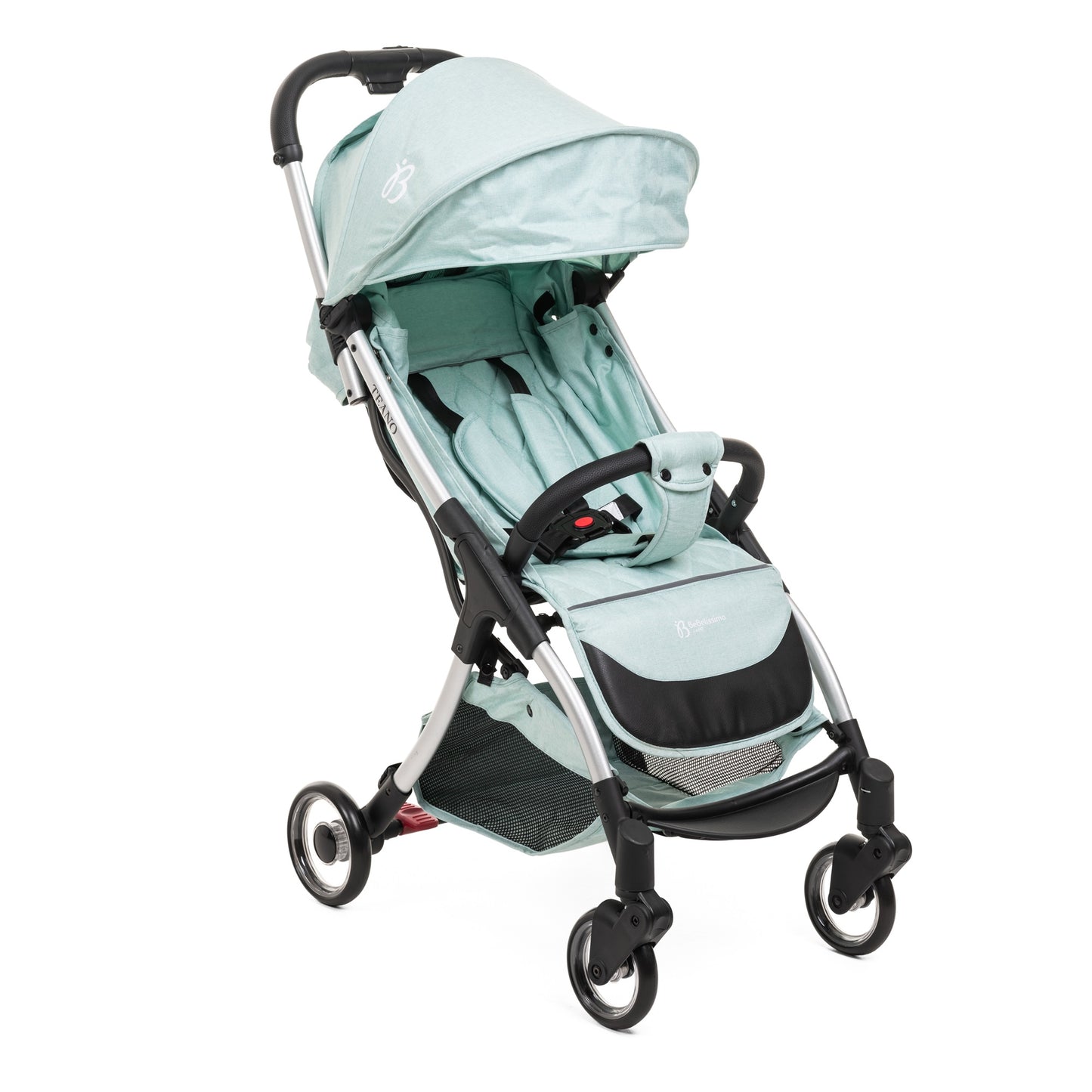 Bebelissimo - Poussette bébé Citadine Ultra Compacte - De 0 à 36 mois - Teano - vert