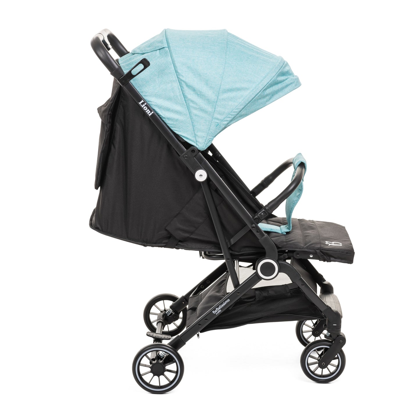 Bebelissimo - Poussette bébé Citadine Ultra Compacte - De 0 à 36 mois - Lioni -0-22kg - vert