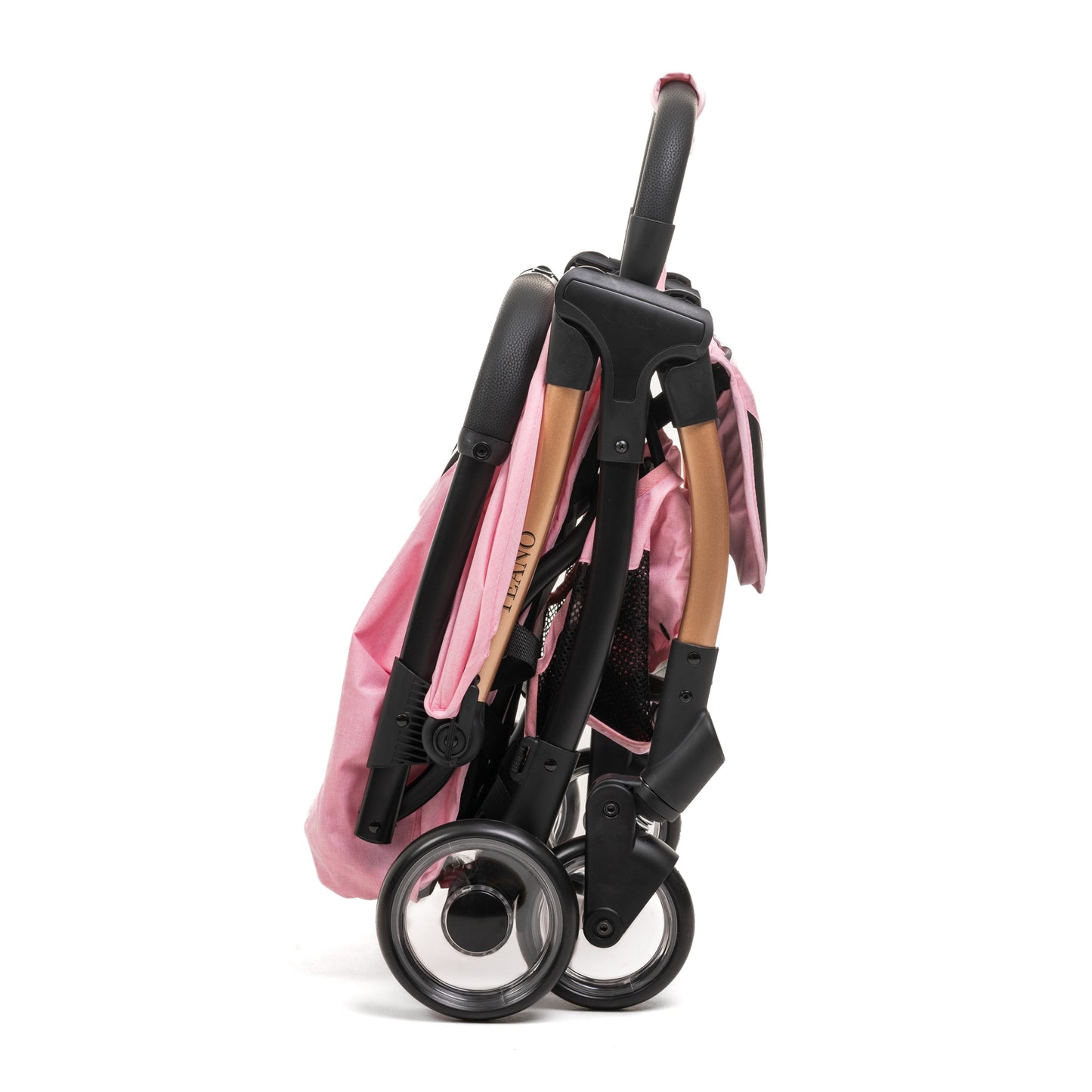 Bebelissimo - Poussette bébé Citadine Ultra Compacte - De 0 à 36 mois - Teano - rose