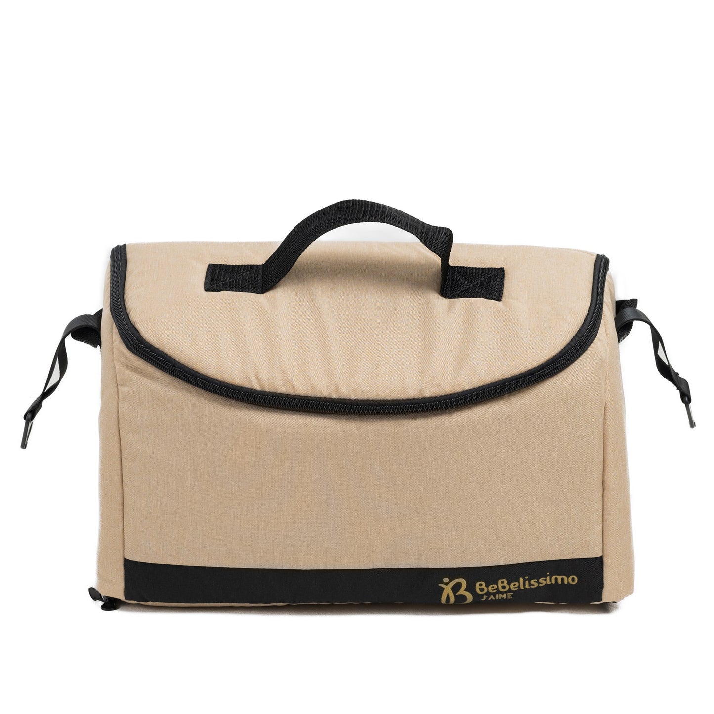 BEBELISSIMO - Poussette combinée trio 3 en 1 - siège auto 0+ IRIS – nacelle – dès la naissance – jusqu’à 22kg - beige