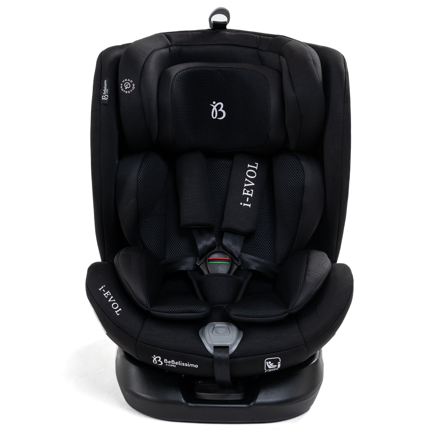 BEBELISSIMO - Siège auto Isofix - pivotant 360 ° - groupe 0+/1/2/3 - (0-36kg) - i-EVOL- noir - protections latérales