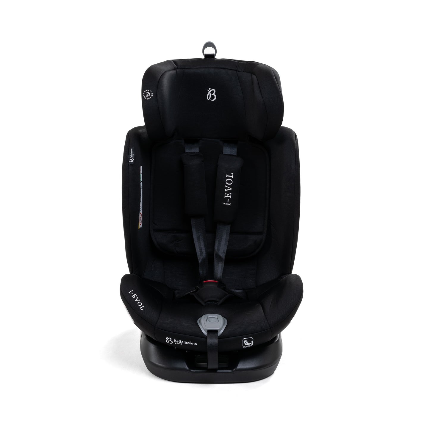 BEBELISSIMO - Siège auto Isofix - pivotant 360 ° - groupe 0+/1/2/3 - (0-36kg) - i-EVOL- noir - protections latérales