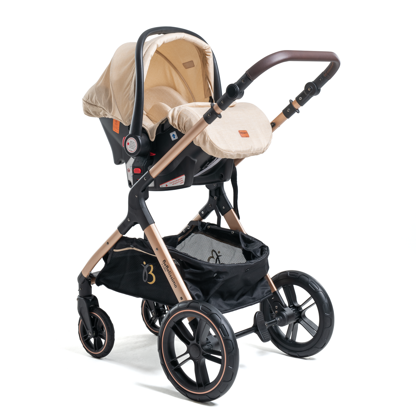 Bebelissimo - siège auto 0-13 kg cosy 0+ beige