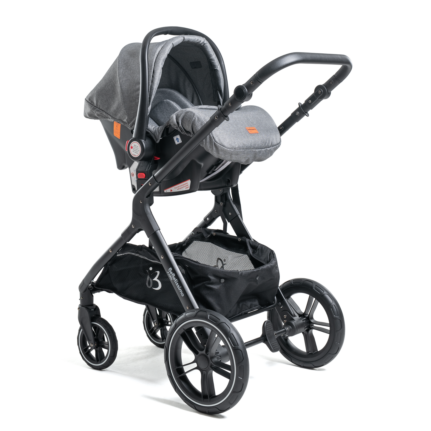 Bebelissimo - siège auto 0-13 kg cosy 0+ gris