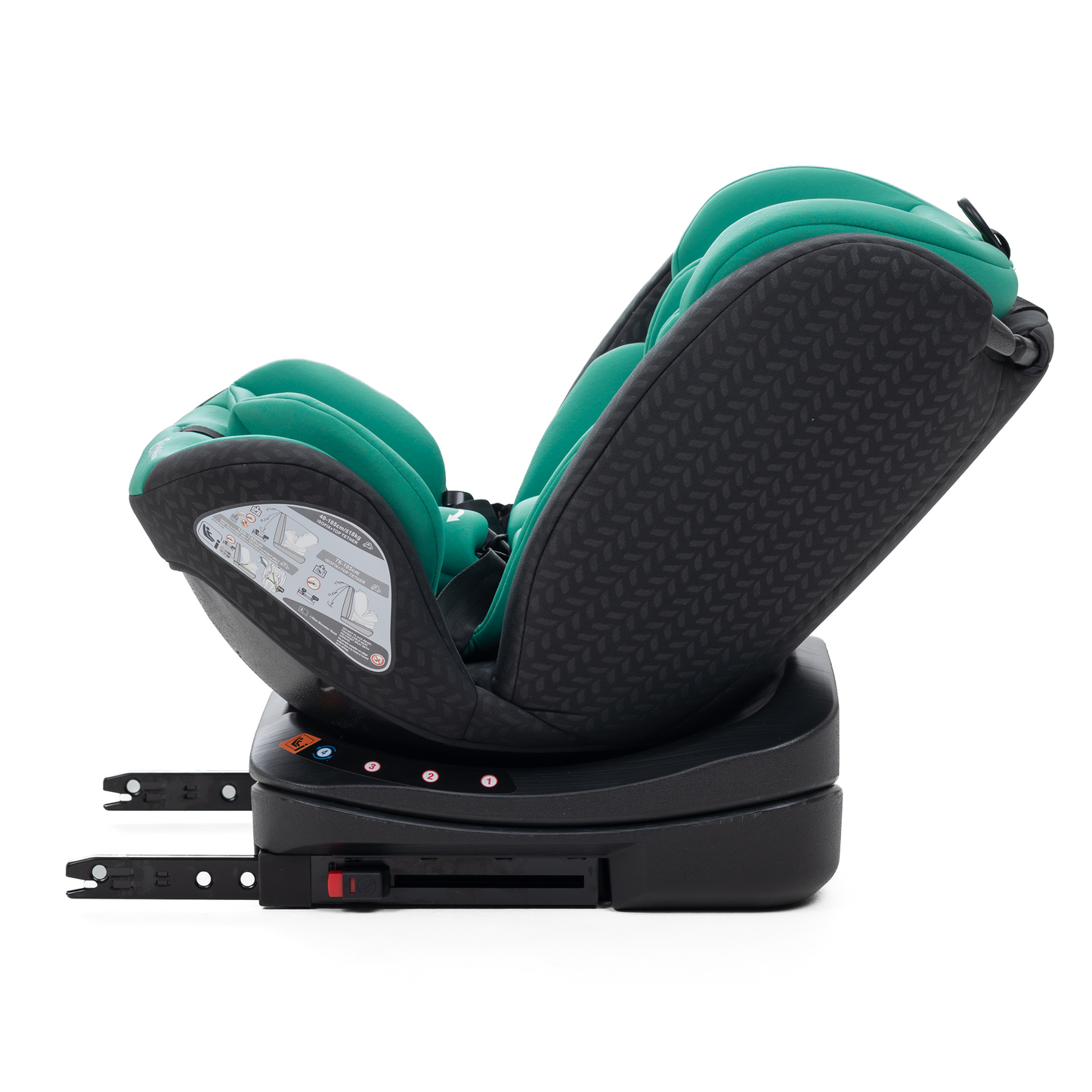 Bebelissimo - Siège auto Isofix - pivontant 360 ° - 40-150 cm -  0-36kg  i- COMO vert
