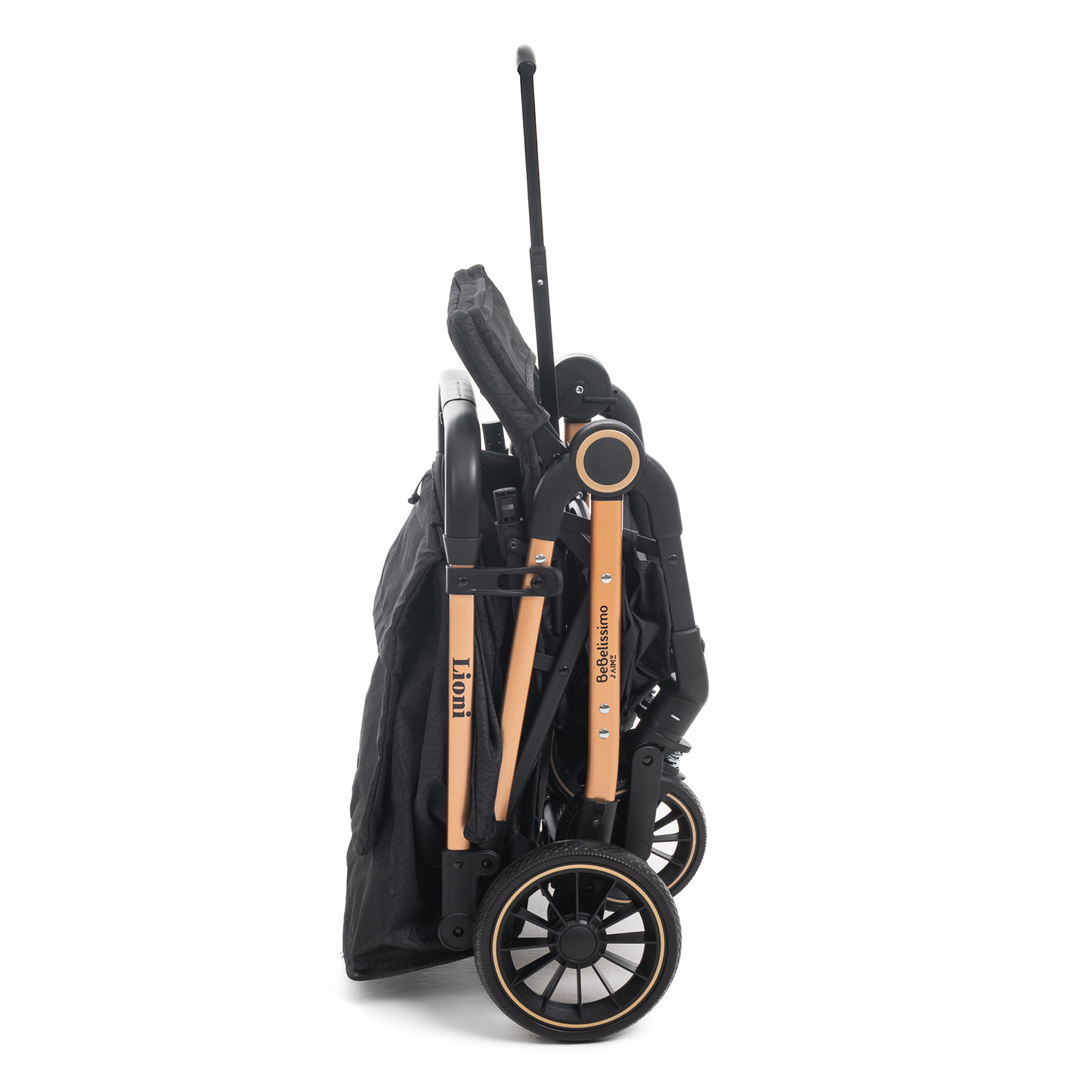 BEBELISSIMO - Poussette combinée duo 2 en 1 - siège auto 0+ Lioni – dès la naissance – jusqu’à 22kg - noir