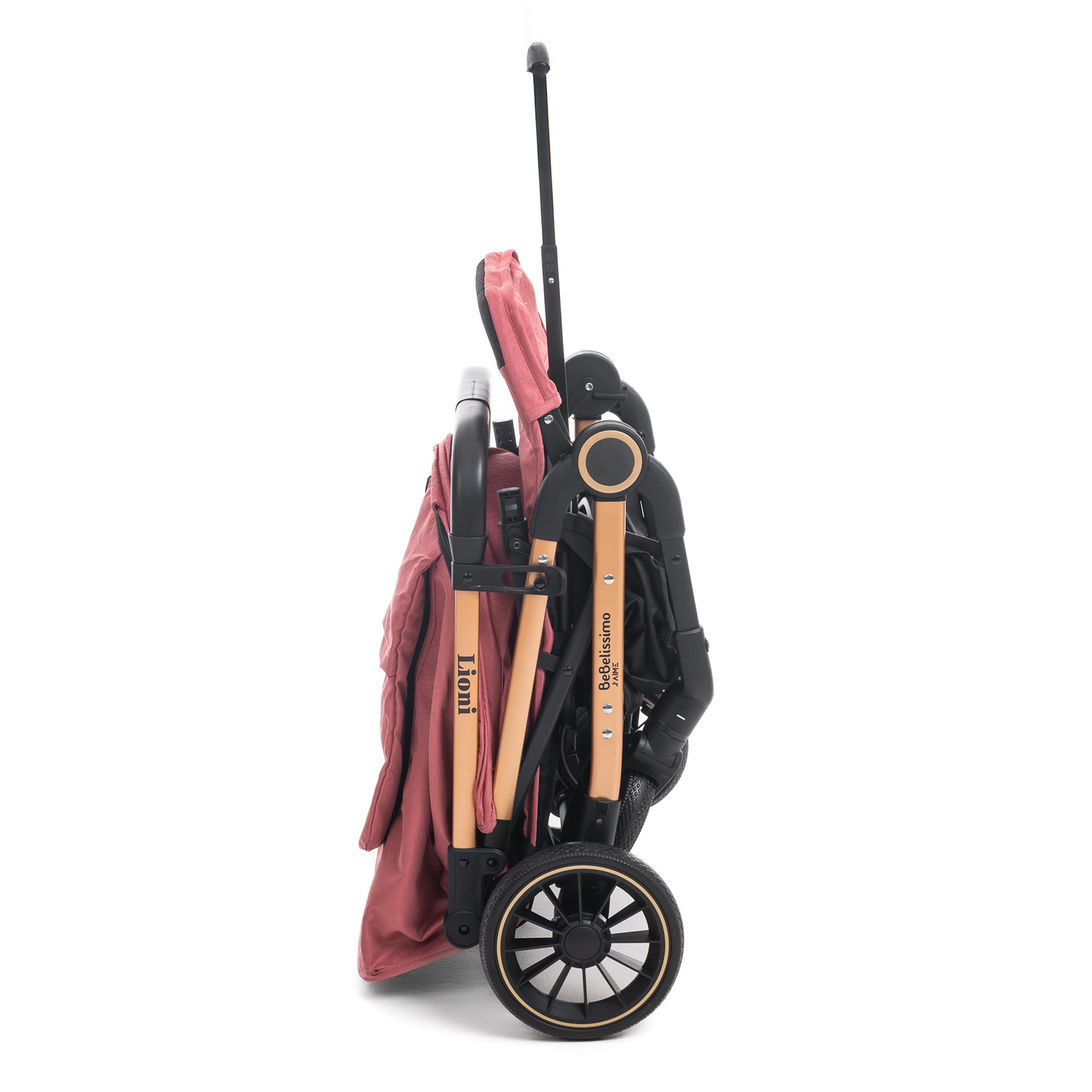 BEBELISSIMO - Poussette combinée duo 2 en 1 - siège auto 0+ Lioni – dès la naissance – jusqu’à 22kg - bordeaux