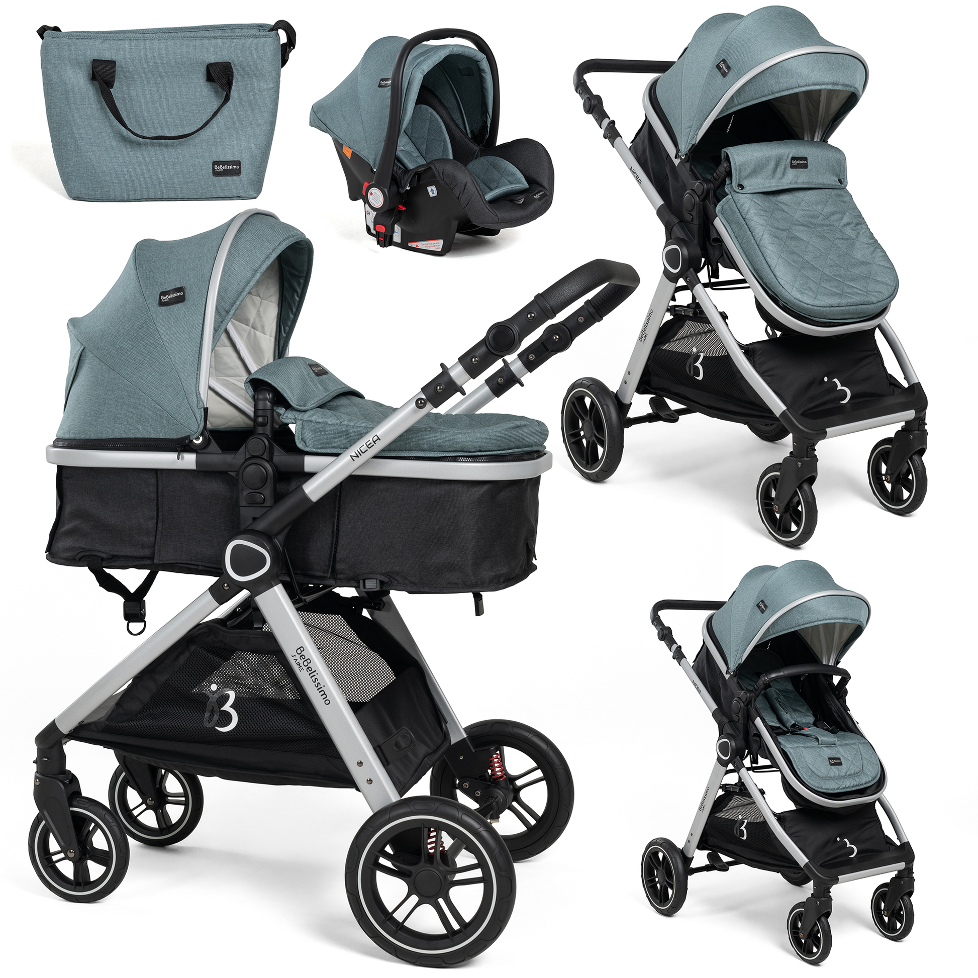 Poussette top naissance trio