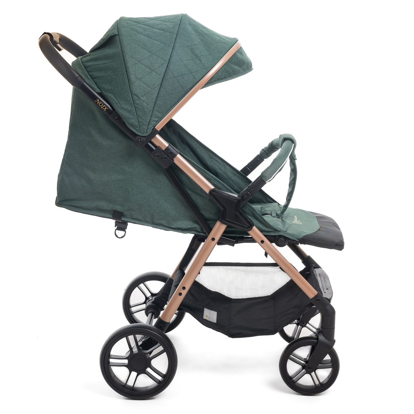 Bebelissimo - Poussette Bébé Canne Ultra Compacte – Légère – Pliage à Une Main – Noix - vert