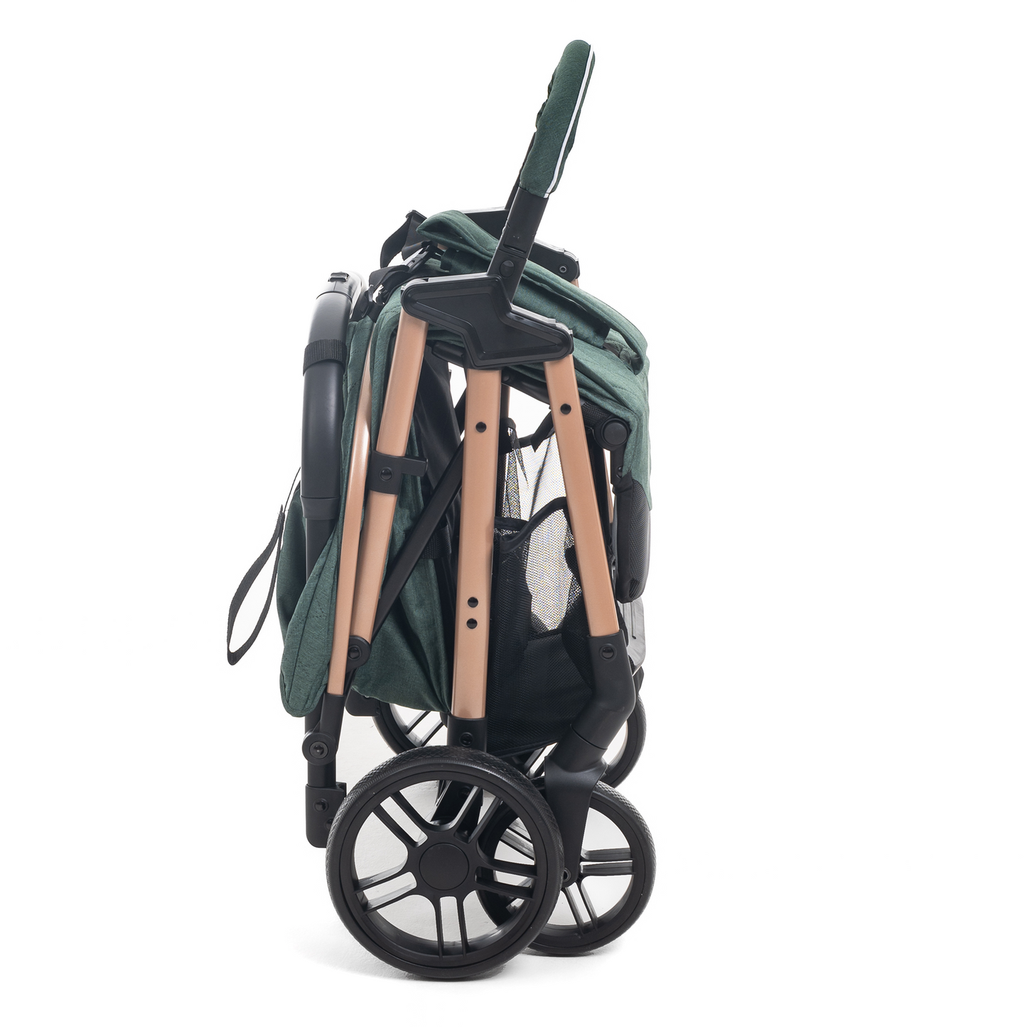 Bebelissimo - Poussette Bébé Canne Ultra Compacte – Légère – Pliage à Une Main – Noix - vert